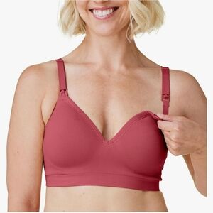Bravado Designs Plunge Wireless Maternity & Nursing Bra Low-Cut V-Neckline XL
